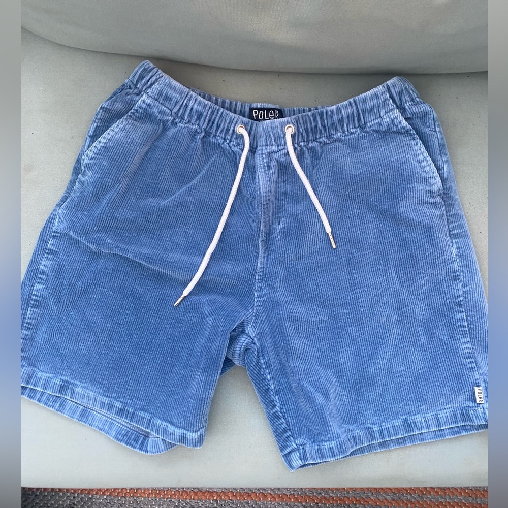 Poler Corduroy Shorts blue size 32